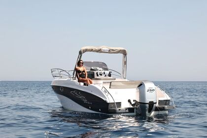 Miete Motorboot Aquabat Sport Infinity 850 Bianca Furnari