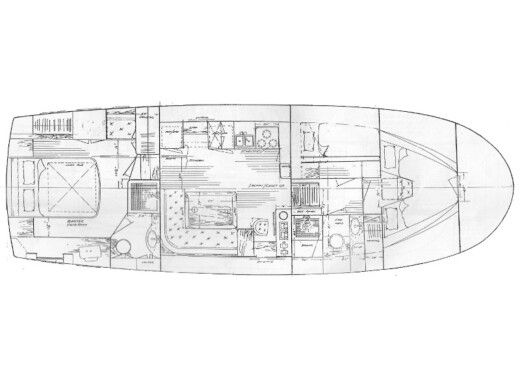Motorboat Hampton SEA LION - Hampton 42 boat plan