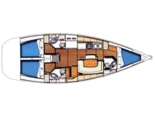 Sailboat BENETEAU Cyclades 43.3 Boat design plan