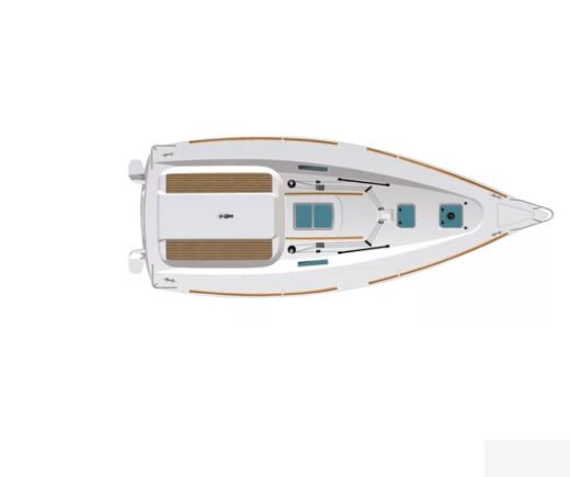 Sailboat BENETEAU FIRST 25 Plan du bateau