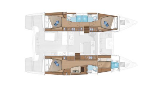 Catamaran Lagoon lagoon 46 boat plan