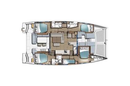 Aluguel Catamarã  Sunsail 465 Lêucade