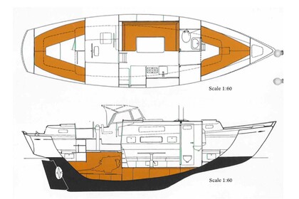 Miete Segelboot Halleberg Rassy Rasmus 35 Ketch Gruissan