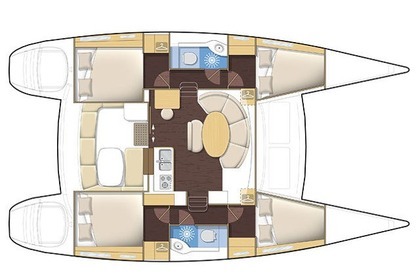 Charter Catamaran LAGOON 380 Lefkada