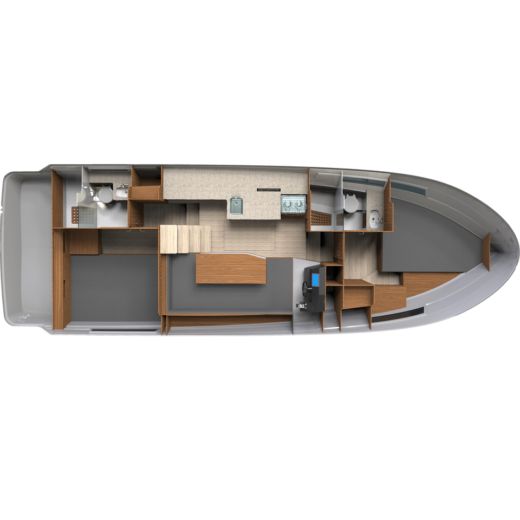 Houseboat Houseboat Holiday Italia Grand 37 Boot Grundriss