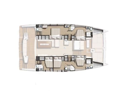 Catamaran  Bali 5.4 Boat design plan