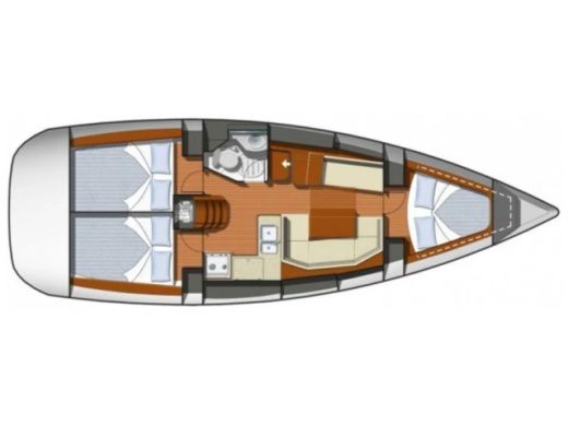 Sailboat  Sun Odyssey 36i Boat design plan