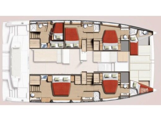 Catamaran Bali - Catana Bali 5.2 Lady M Plan du bateau
