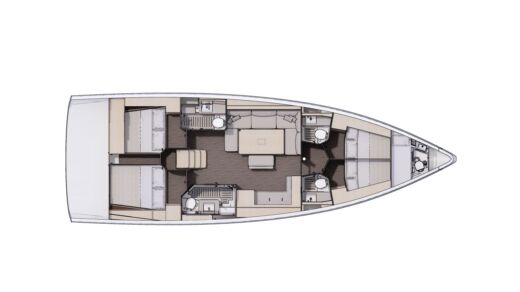 Sailboat Dufour 470 GL Boat design plan