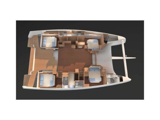 Catamaran Dufour D48 Boat design plan