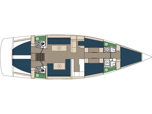 Sailboat D&D Yachts D&D Kufner 54.2 boat plan