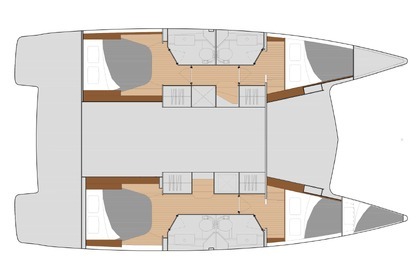 Ενοικίαση Καταμαράν Fountaine Pajot Fountaine Pajot Isla 40 - 4 + 1 cab. Skradin
