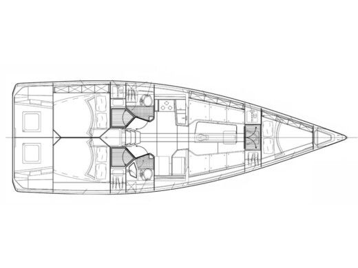 Sailboat  Italia Yachts 11.98 Boat design plan