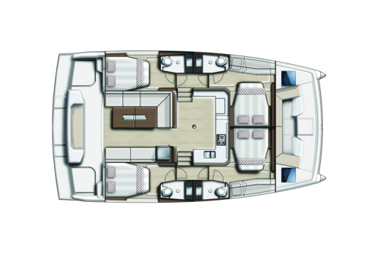 Catamaran Bali - Catana Catspace boat plan