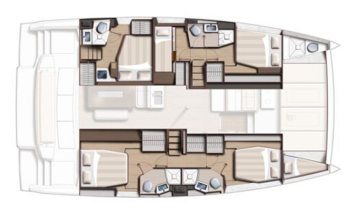 Catamaran Bali - Catana 4.6 boat plan