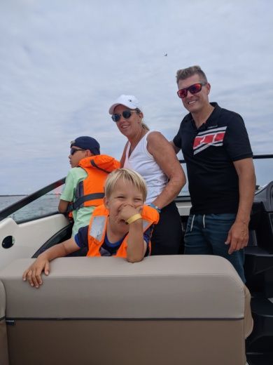 Île d'Oléron Motorboat Quicksilver Activ 755 Cruiser alt tag text