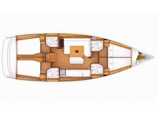 Sailboat  Sun Odyssey 519 Boat design plan
