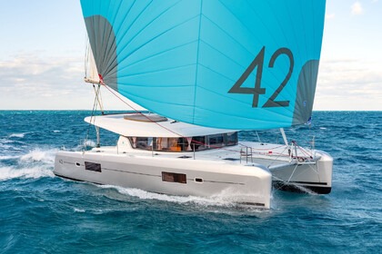 Verhuur Catamaran Lagoon-Bénéteau Lagoon 42 - 4 + 2 cab. Pomer
