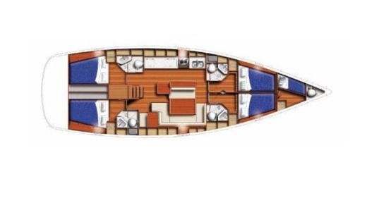 Sailboat Beneteau Beneteau 50 Plan du bateau