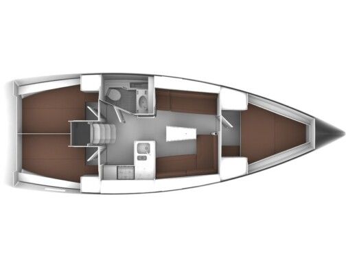 Sailboat BAVARIA 37 CRUISER Boat design plan
