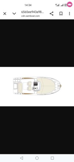Motorboat RENT A BOAT MALINSKA boat plan
