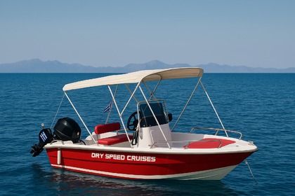 Charter Boat without licence  Unique Open 6 Antiparos