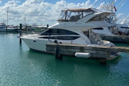 Rental Motorboat Meridian Yachts Sedan Bridge 440  Casa de Campo, La Romana