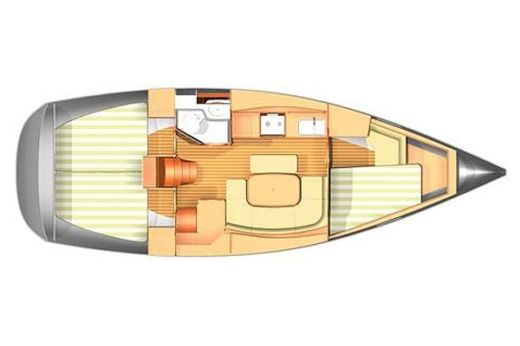 Sailboat Dufour 365 Grand Large Plan du bateau