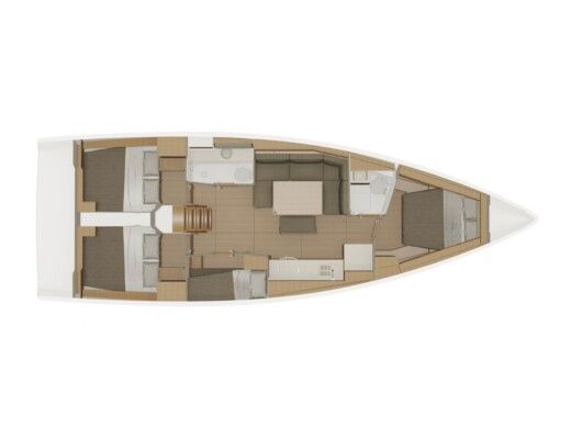 Sailboat Dufour Dufour 430 Grand Large boat plan