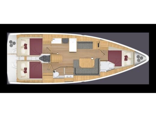 Sailboat  Bavaria C38 Boat design plan