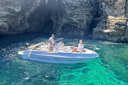 Charter Motorboat Cream Open Castellammare del Golfo