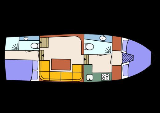 Houseboat Veritas Elite Veha 1000 AK boat plan