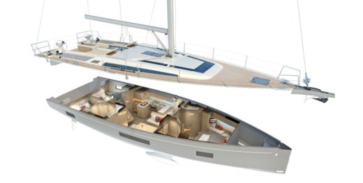 Sailboat Beneteau Oceanis 51.1 Boat layout
