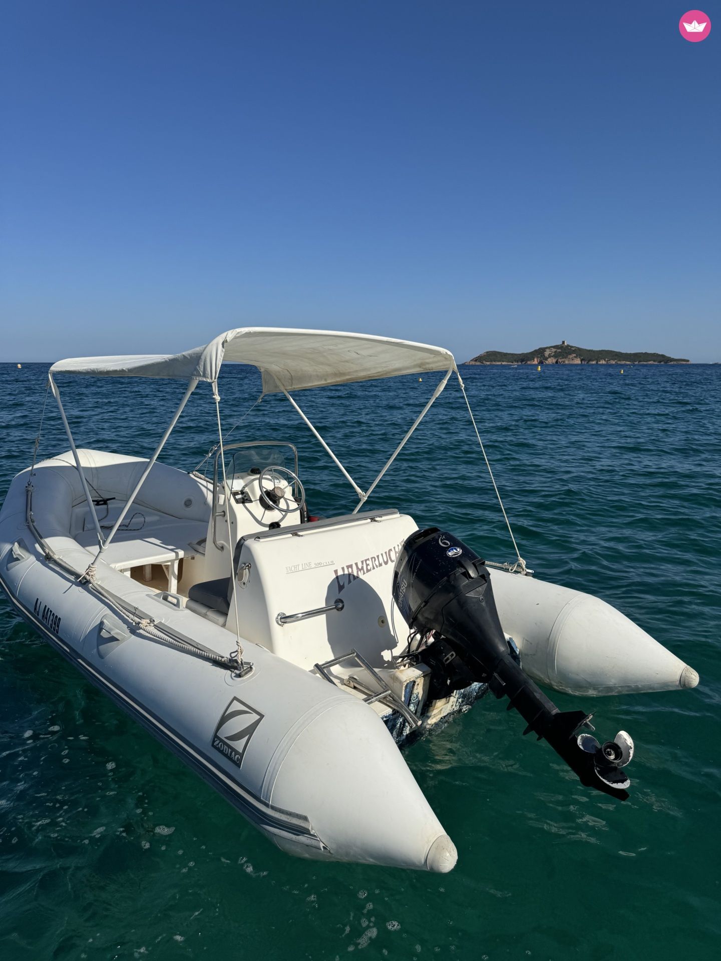 yachtan様　　専用　　(5／１０まで) Miete Boot ohne Führerschein Zodiac Yachtline 500 (1997) in Sainte