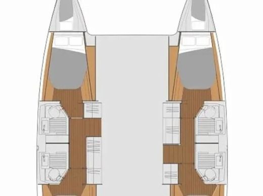 Catamaran  Astréa 42 boat plan