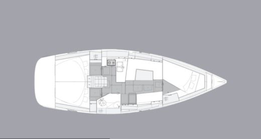 Sailboat Elan Elan 40.1 Boot Grundriss