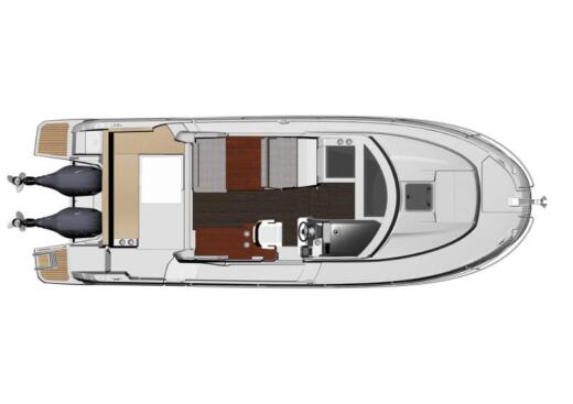 Motorboat Jeanneau Merry Fisher 895 Boat layout