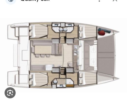 Catamaran Bali - Catana Bali 4.3 Boat design plan