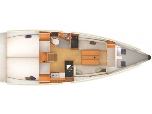 Sailboat Jenneau Sun odyssey Boat design plan