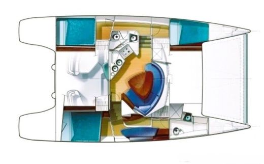 Catamaran Fountaine Pajot Lavezzi 40 Boat design plan