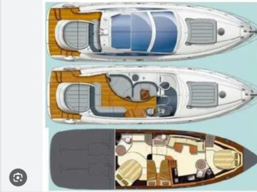 Motor Yacht GOBBI ATLANTIS 55 Plattegrond van de boot