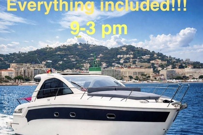 Verhuur Motorboot Super offer!!! Everything included skipper fuel Bavaria boat 13 meters from 2017! Cannes
