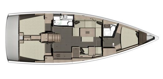 Sailboat DUFOUR 412 Grand Large Plan du bateau