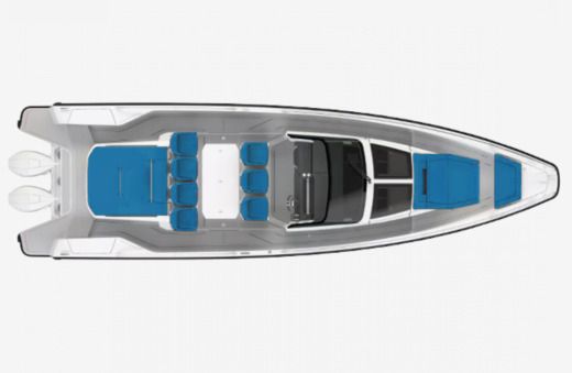 Motorboat Axopar 37ST Sun Top Plan du bateau