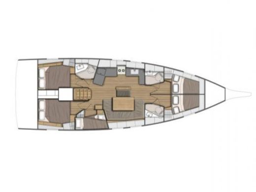 Sailboat  Oceanis 46.1 boat plan
