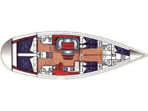 Sailboat Ocean Star 51.2 boat plan