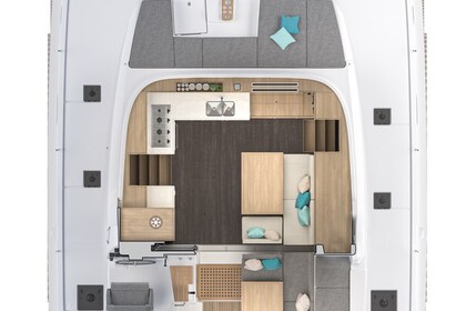 Charter Catamaran Lagoon-Bénéteau Lagoon 43 - 4 + 2 cab. Trogir