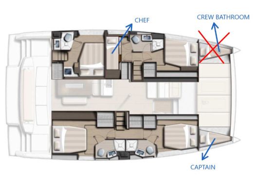 Catamaran Bali - Catana Bali 4.6 Plano del barco