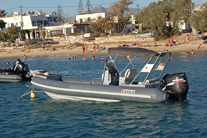 Miete RIB Eagle Parousis team Naxos
