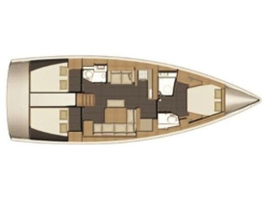 Sailboat Dufour Dufour 460 Grand Large Plan du bateau